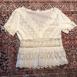 Jcrew lace top